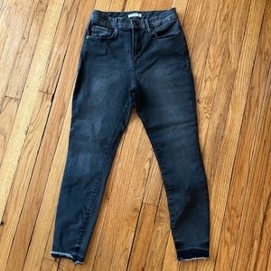 GOOD AMERICAN good legs crop skinny jeans